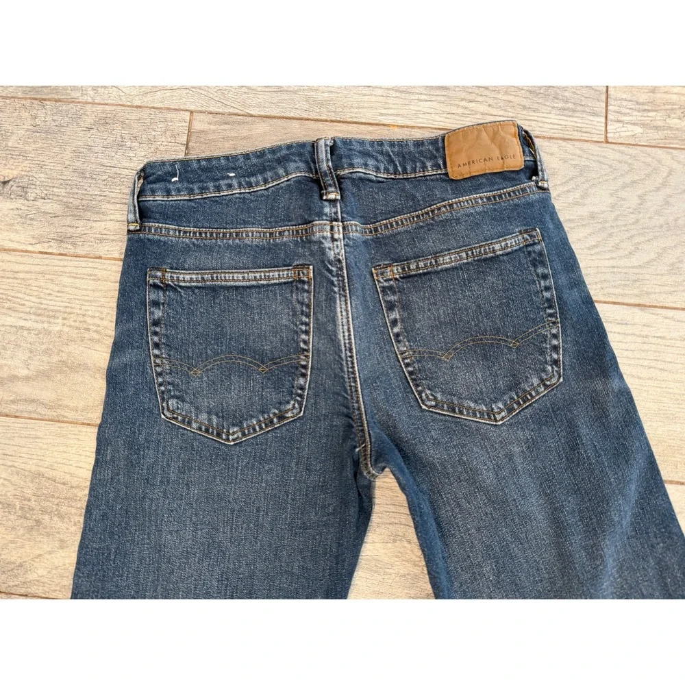 American Eagle Flex‎ Straight Leg Jeans 29x34 Mens NWOT Stretch Denim 29 x 34